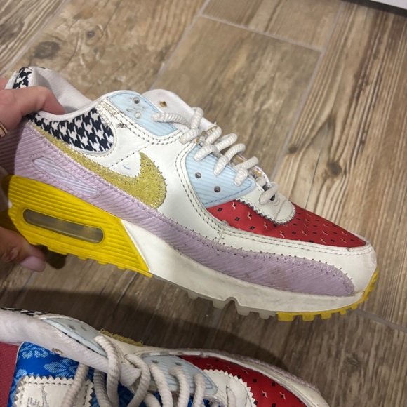 Nike Air Max 90, Patchwork, Size Women’s 7.5 - Picture 9 of 11